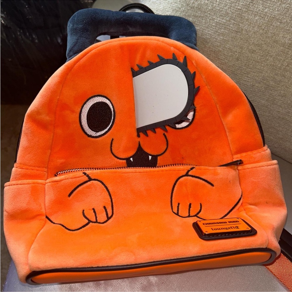 Chainsaw man Pochita Plush Mini Backpack Loungefly bookbag